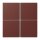 Jung LC404TSA235 Tastensatz 4-fach F40 LC32120 Terre Sienne Brûlée 31 Les Couleurs® Le Corbusier