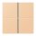 Jung LC404TSA237 Tastensatz 4-fach F40 LC32122 Terre Sienne Claire 31 Les Couleurs® Le Corbusier