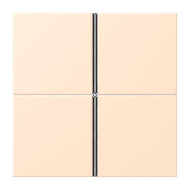 Jung LC404TSA238 Tastensatz 4-fach F40 LC32123 Terre Sienne Pâle Les Couleurs® Le Corbusier