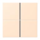Jung LC404TSA238 Tastensatz 4-fach F40 LC32123 Terre...