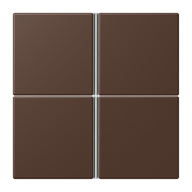 Jung LC404TSA239 Tastensatz 4-fach F40 LC32130 Terre DOmbre Brûlée 31 Les Couleurs® Le Corbusier