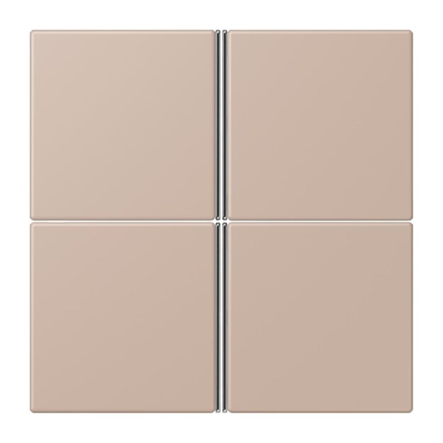 Jung LC404TSA240 Tastensatz 4-fach F40 LC32131 Ombre Brûlée Claire Les Couleurs® Le Corbusier