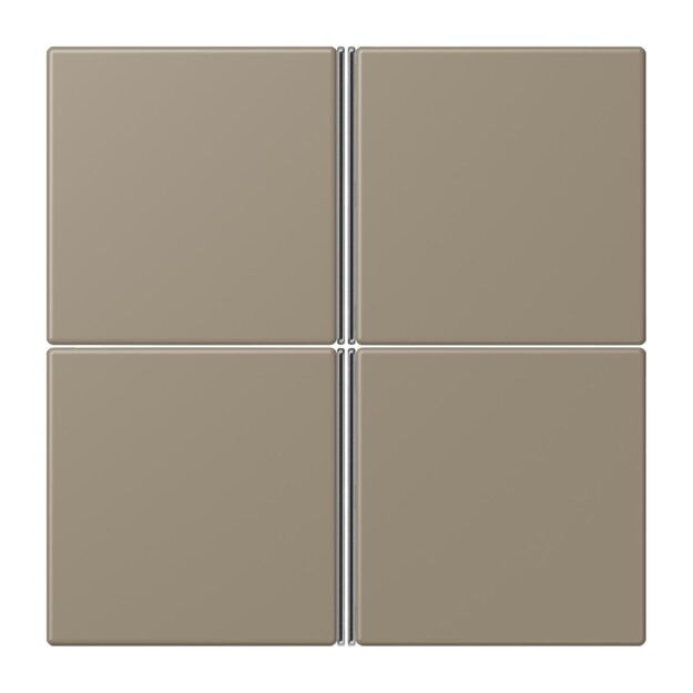 Jung LC404TSA242 Tastensatz 4-fach F40 LC32141 Ombre Naturelle Moyenne Les Couleurs® Le Corbusier