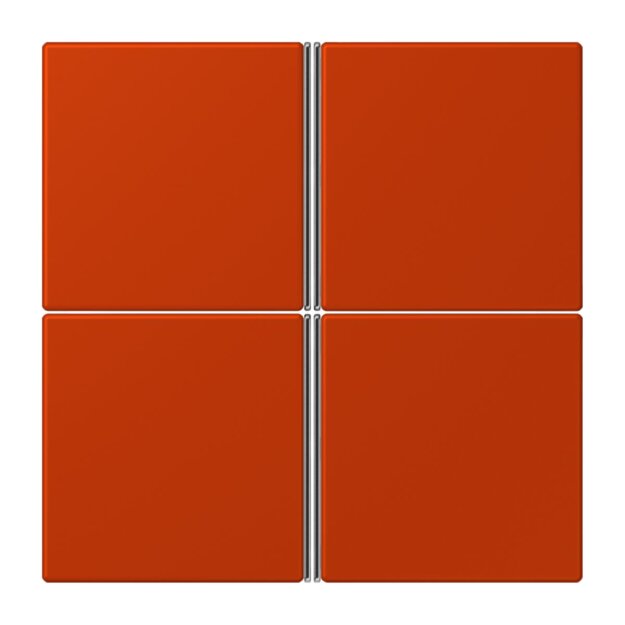 Jung LC404TSA244 Tastensatz 4-fach F40 LC4320A Rouge Vermillon 59 Les Couleurs® Le Corbusier