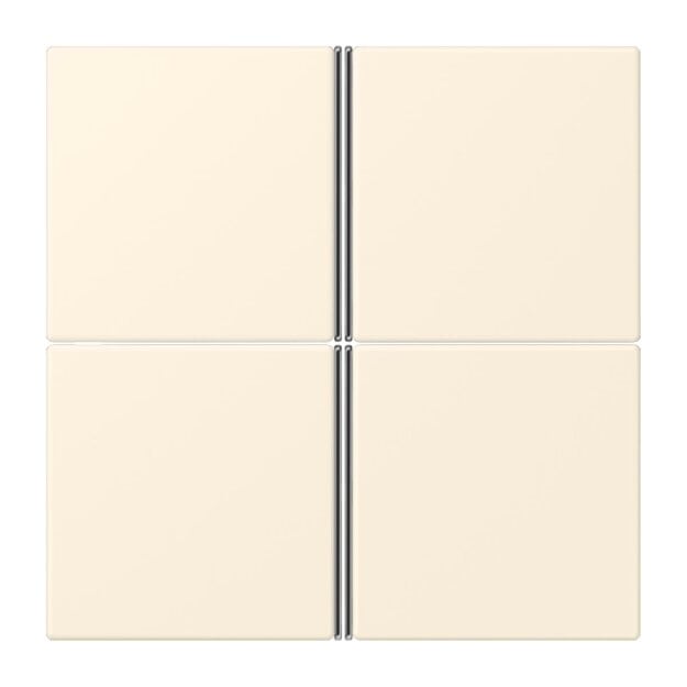 Jung LC404TSA245 Tastensatz 4-fach F40 LC4320B Blanc Ivoire Les Couleurs® Le Corbusier