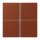 Jung LC404TSA247 Tastensatz 4-fach F40 LC4320D Terre Sienne Brûlée 59 Les Couleurs® Le Corbusier