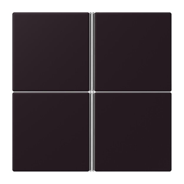 Jung LC404TSA248 Tastensatz 4-fach F40 LC4320E Noir DIvoire Les Couleurs® Le Corbusier