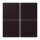 Jung LC404TSA248 Tastensatz 4-fach F40 LC4320E Noir DIvoire Les Couleurs® Le Corbusier