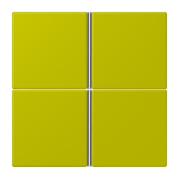 Jung LC404TSA249 Tastensatz 4-fach F40 LC4320F Vert Olive Vif Les Couleurs® Le Corbusier