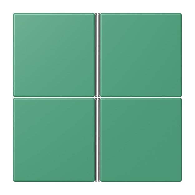 Jung LC404TSA250 Tastensatz 4-fach F40 LC4320G Vert 59 Les Couleurs® Le Corbusier