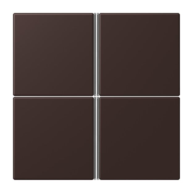 Jung LC404TSA252 Tastensatz 4-fach F40 LC4320J Terre D’Ombre Brûlée 59 Les Couleurs® Le Corbusier