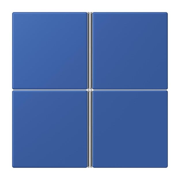 Jung LC404TSA253 Tastensatz 4-fach F40 LC4320K Bleu Outremer 59 Les Couleurs® Le Corbusier