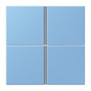 Jung LC404TSA256 Tastensatz 4-fach F40 LC4320N Bleu...