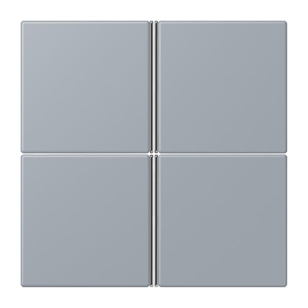 Jung LC404TSA257 Tastensatz 4-fach F40 LC4320O Gris Clair 59 Les Couleurs® Le Corbusier