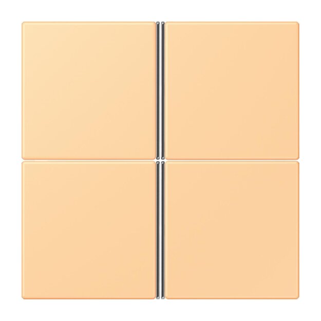 Jung LC404TSA258 Tastensatz 4-fach F40 LC4320P Terre Sienne Claire 59 Les Couleurs® Le Corbusier