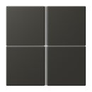 Jung LC404TSA259 Tastensatz 4-fach F40 LC4320R Ombre...