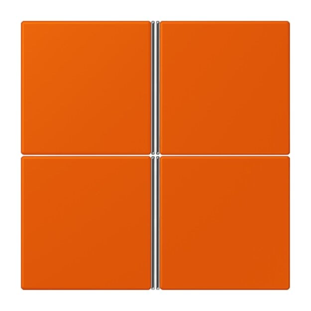 Jung LC404TSA260 Tastensatz 4-fach F40 LC4320S Orange Vif Les Couleurs® Le Corbusier