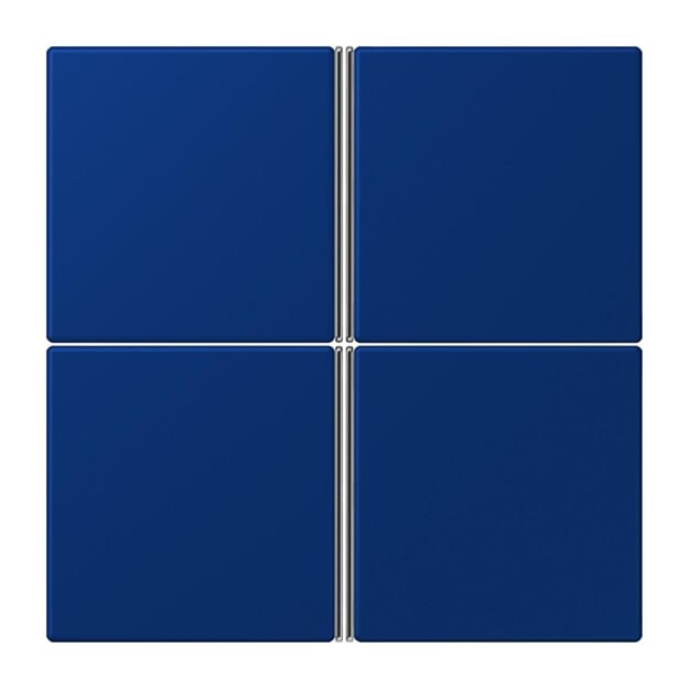 Jung LC404TSA261 Tastensatz 4-fach F40 LC4320T Bleu Outremer Foncé Les Couleurs® Le Corbusier