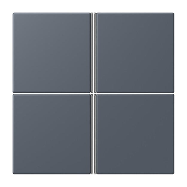 Jung LC404TSA262 Tastensatz 4-fach F40 LC4320U Gris Fonce 59 Les Couleurs® Le Corbusier