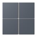 Jung LC404TSA262 Tastensatz 4-fach F40 LC4320U Gris Fonce...