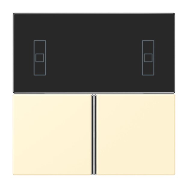 Jung LC4093TSA201 KNX Tastensatz für Komfortregler LC32001 Blanc Les Couleurs® Le Corbusier