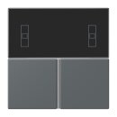 Jung LC4093TSA202 KNX Tastensatz für Komfortregler...