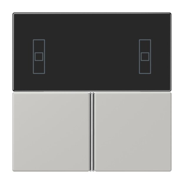 Jung LC4093TSA205 KNX Tastensatz für Komfortregler LC32013 Gris Clair 31 Les Couleurs® Le Corbusier