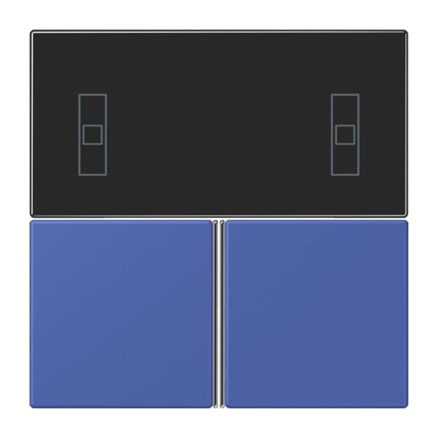 Jung LC4093TSA206 KNX Tastensatz für Komfortregler LC32020 Bleu Outremer 31 Les Couleurs® Le Corbusier