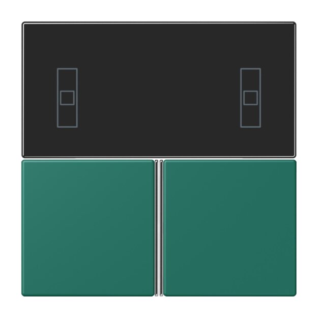 Jung LC4093TSA216 KNX Tastensatz für Komfortregler LC32040 Vert Anglais Les Couleurs® Le Corbusier