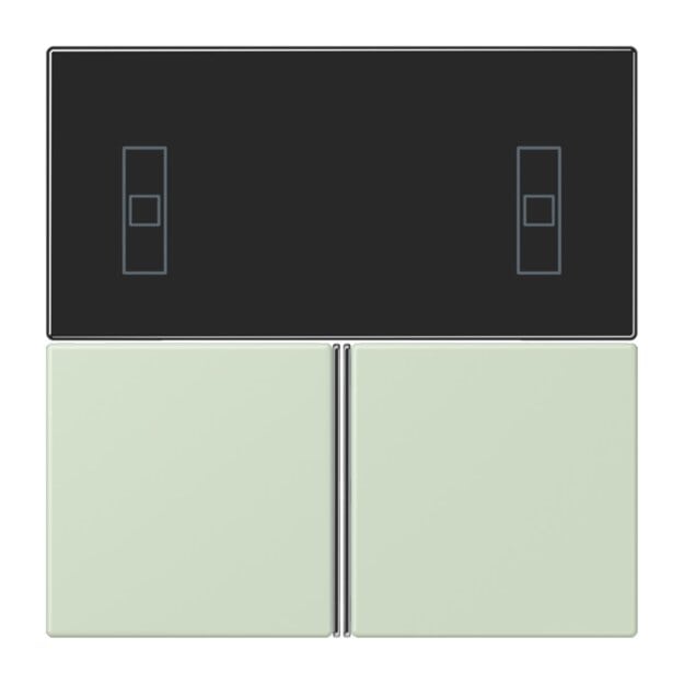 Jung LC4093TSA218 KNX Tastensatz für Komfortregler LC32042 Vert Anglâis Pale Les Couleurs® Le Corbusier