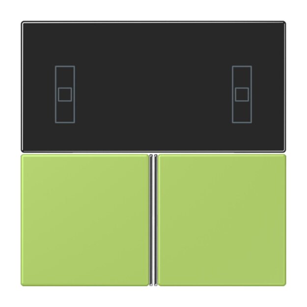 Jung LC4093TSA221 KNX Tastensatz für Komfortregler LC32052 Vert Clair Les Couleurs® Le Corbusier