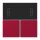 Jung LC4093TSA229 KNX Tastensatz für Komfortregler LC32100 Rouge Carmin Les Couleurs® Le Corbusier