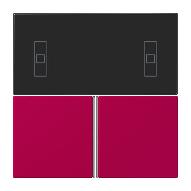 Jung LC4093TSA230 KNX Tastensatz für Komfortregler LC32101 Rouge Rubia Les Couleurs® Le Corbusier