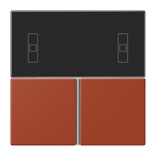 Jung LC4093TSA232 KNX Tastensatz für Komfortregler LC32110 LOcre Rouge Les Couleurs® Le Corbusier