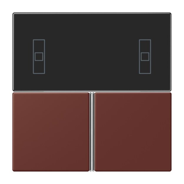 Jung LC4093TSA235 KNX Tastensatz für Komfortregler LC32120 Terre Sienne Brûlée 31 Les Couleurs® Le Corbusier