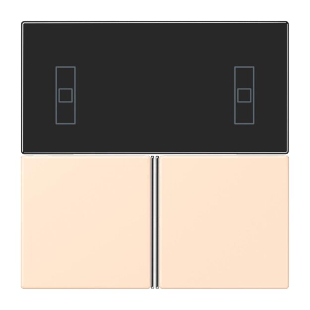 Jung LC4093TSA238 KNX Tastensatz für Komfortregler LC32123 Terre Sienne Pâle Les Couleurs® Le Corbusier
