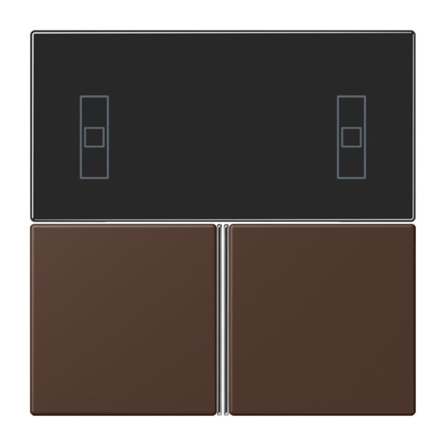 Jung LC4093TSA239 KNX Tastensatz für Komfortregler LC32130 Terre DOmbre Brûlée 31 Les Couleurs® Le Corbusier