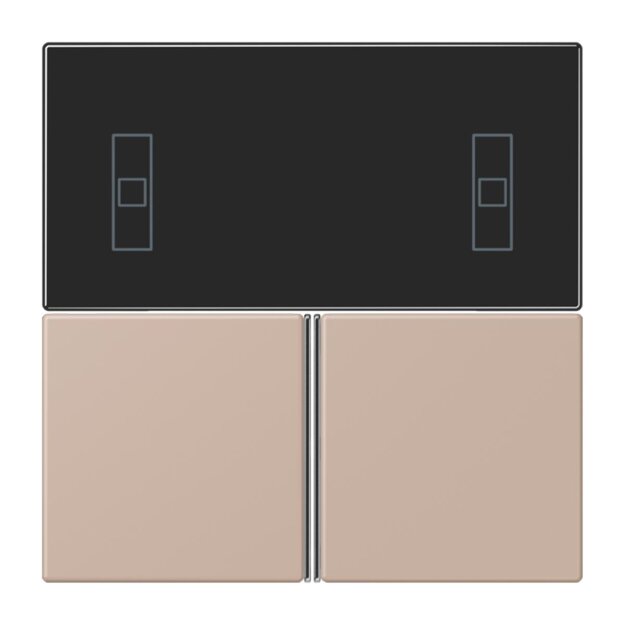Jung LC4093TSA240 KNX Tastensatz für Komfortregler LC32131 Ombre Brûlée Claire Les Couleurs® Le Corbusier