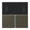 Jung LC4093TSA241 KNX Tastensatz für Komfortregler...