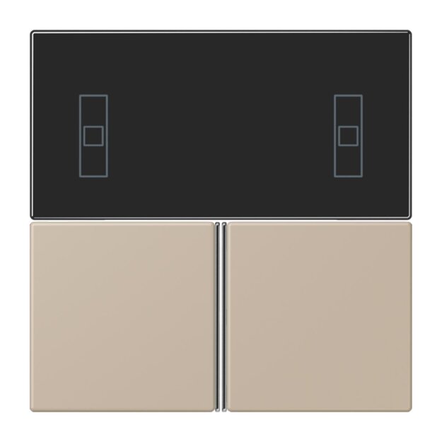 Jung LC4093TSA243 KNX Tastensatz für Komfortregler LC32142 Ombre Naturelle Claire Les Couleurs® Le Corbusier