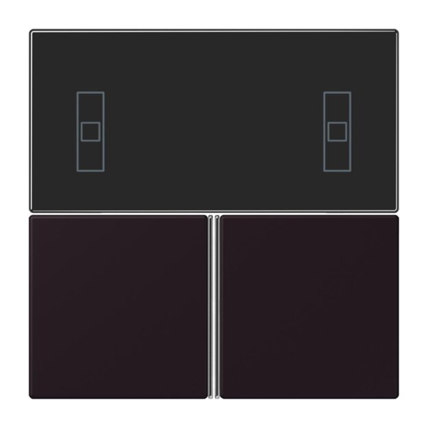 Jung LC4093TSA248 KNX Tastensatz für Komfortregler LC4320E Noir DIvoire Les Couleurs® Le Corbusier