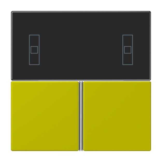 Jung LC4093TSA249 KNX Tastensatz für Komfortregler LC4320F Vert Olive Vif Les Couleurs® Le Corbusier