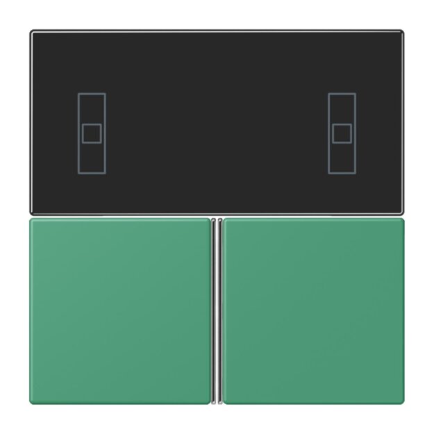 Jung LC4093TSA250 KNX Tastensatz für Komfortregler LC4320G Vert 59 Les Couleurs® Le Corbusier
