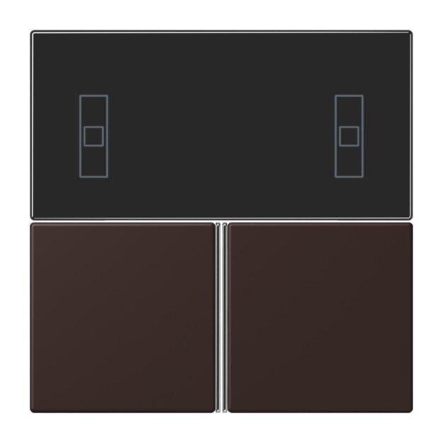 Jung LC4093TSA252 KNX Tastensatz für Komfortregler LC4320J Terre D’Ombre Brûlée 59 Les Couleurs® Le Corbusier