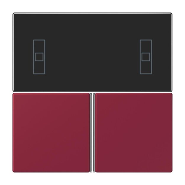 Jung LC4093TSA255 KNX Tastensatz für Komfortregler LC4320M Le Rubis Les Couleurs® Le Corbusier