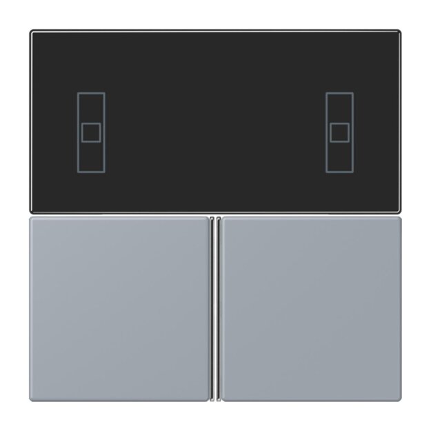 Jung LC4093TSA257 KNX Tastensatz für Komfortregler LC4320O Gris Clair 59 Les Couleurs® Le Corbusier