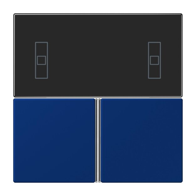 Jung LC4093TSA261 KNX Tastensatz für Komfortregler LC4320T Bleu Outremer Foncé Les Couleurs® Le Corbusier