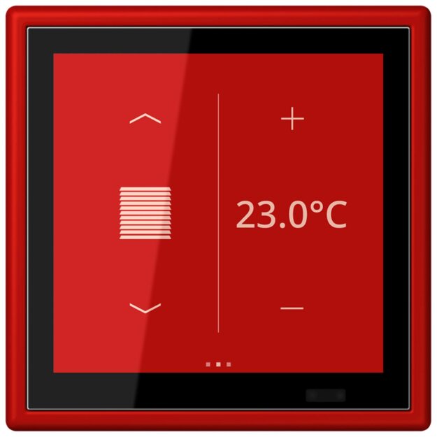 Jung LC459D1S227 KNX Raumcontroller LS TOUCH Secure LC32090 Rouge Vermillon 31 Les Couleurs® Le Corbusier