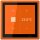 Jung LC459D1S260 KNX Raumcontroller LS TOUCH Secure LC4320S Orange Vif Les Couleurs® Le Corbusier