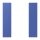 Jung LC501TSA206 Tastensatz 1-fach F50 LC32020 (Thermoplast lackiert) Bleu Outremer 31 Les Couleurs® Le Corbusier